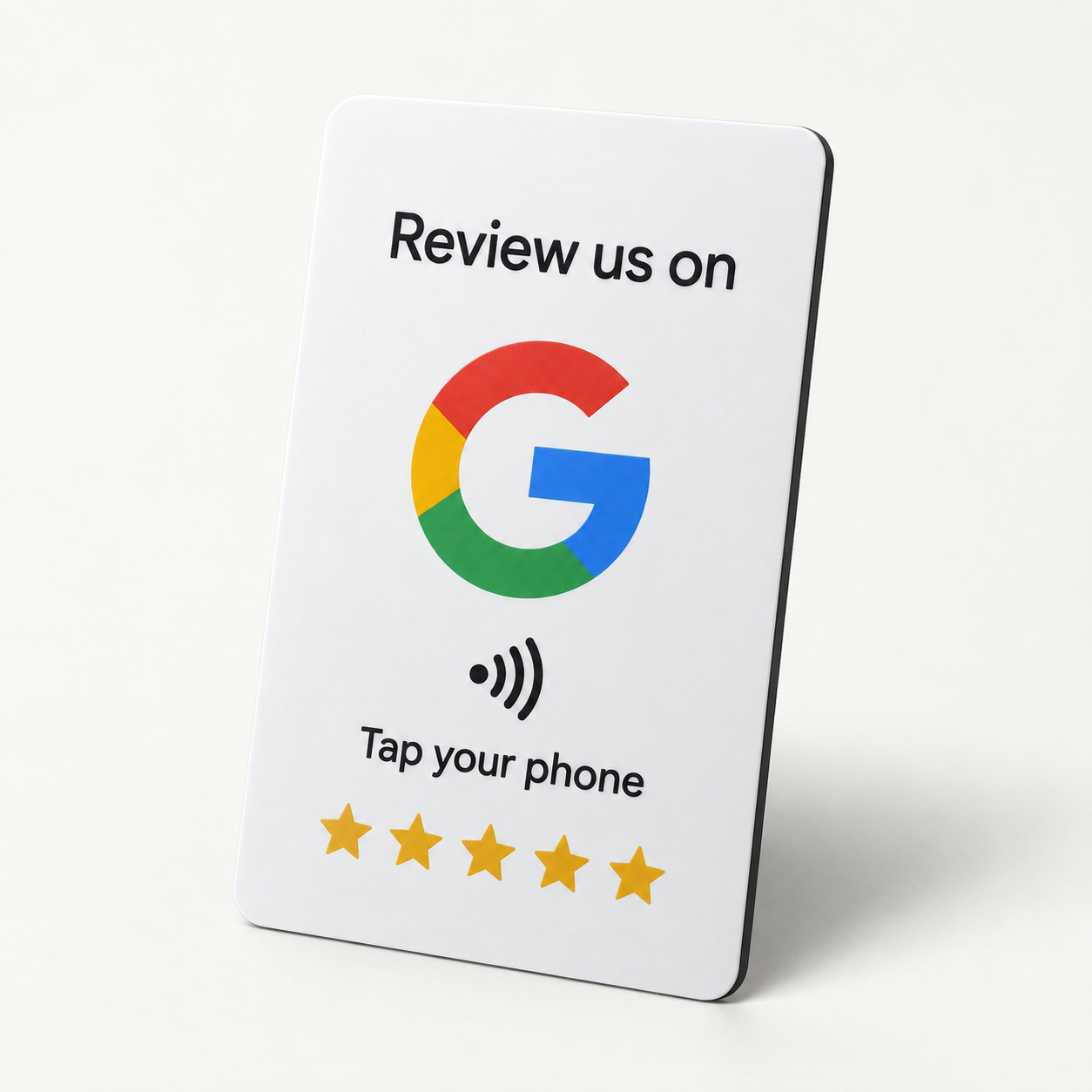 Google Review Card — illustrative product render