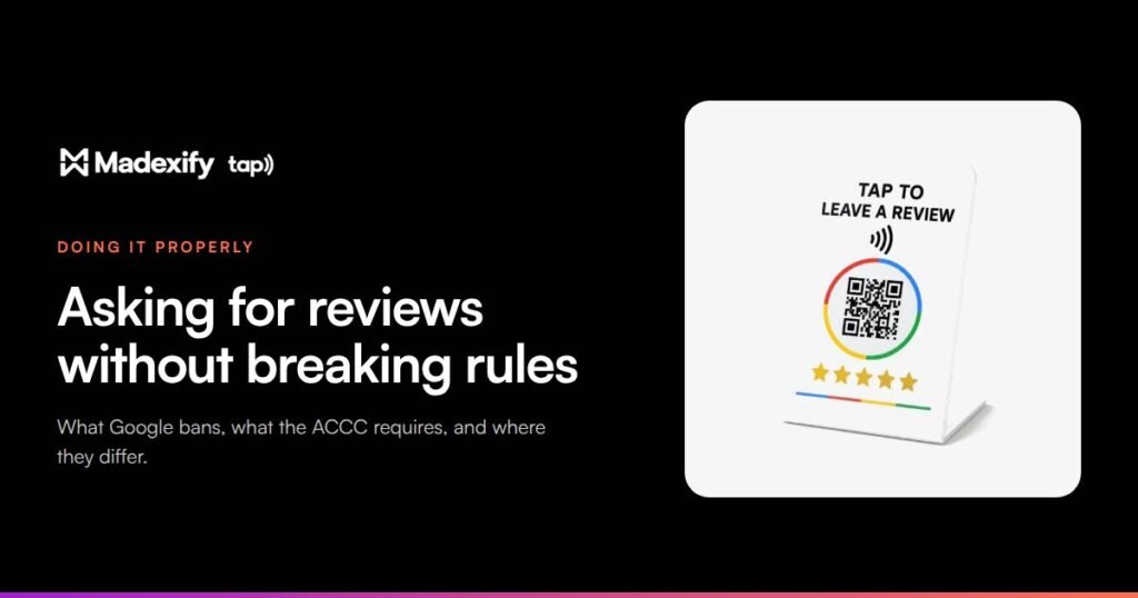How to ask for reviews without breaking the rules