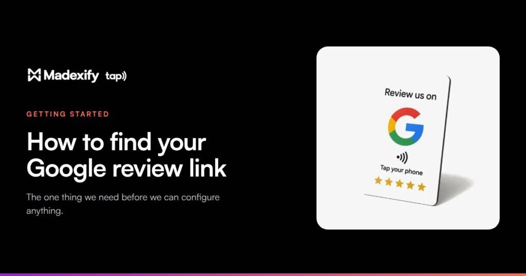 How to find your Google review link